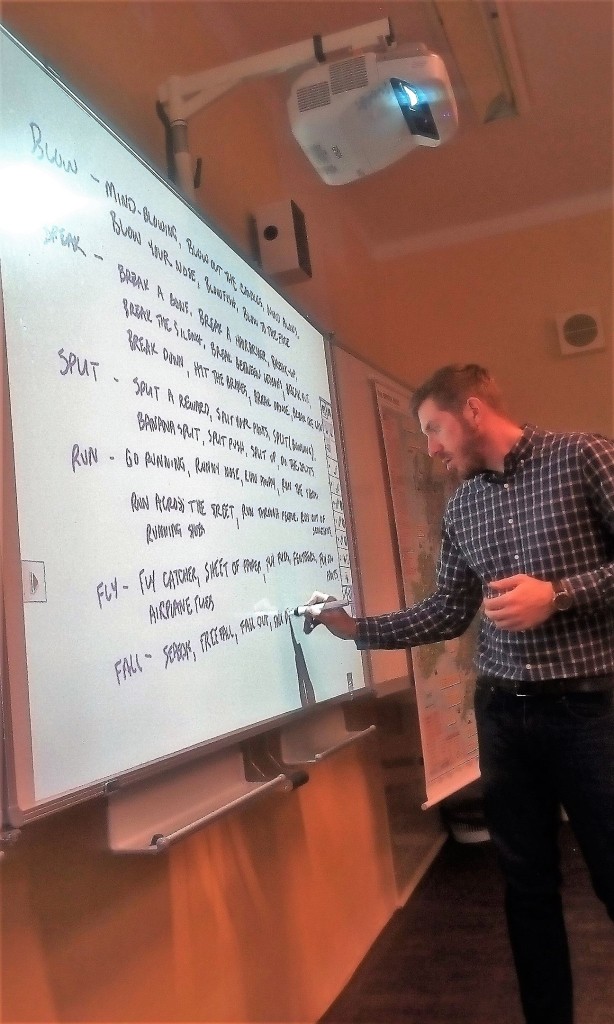 Benjamin -teaching English